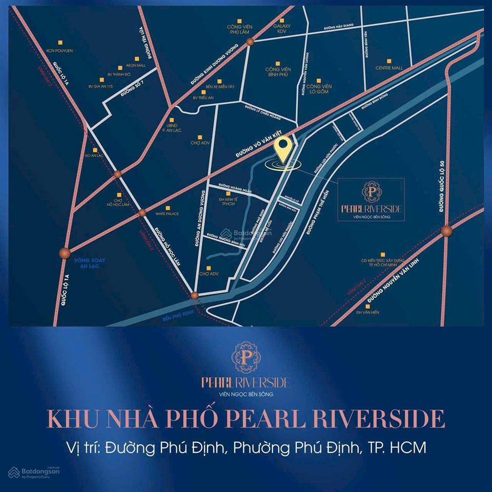 Cần bán kdc nhà phố 4 tầng mặt tiền đường phú định lộ giớ 20m quân8 ,cách võ văn kiệt 200m