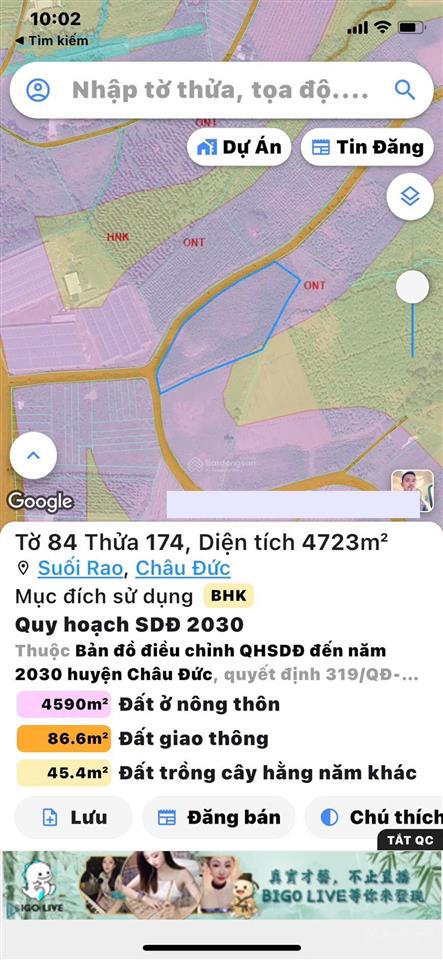 Kẹt tiền, giảm chào 80 triệu, lô đất 5m x 33m, giá sau giảm chỉ còn 500 triệu