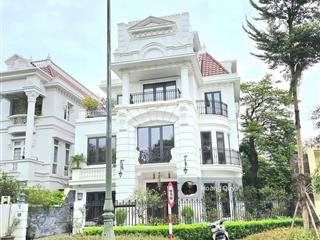 Biệt thự sân vườn kđt linh đàm  lô góc 245m2*5 tầng thang máy. hai mặt tiền kinh doanh chỉ 63.5 tỷ