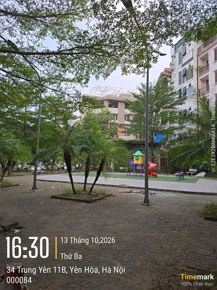 Bán gấp nhà kđt trung yên  vũ phạm hàm 116.9m2* 5 tầng. vị trí kinh doanh view khuôn viên 45.5 tỷ
