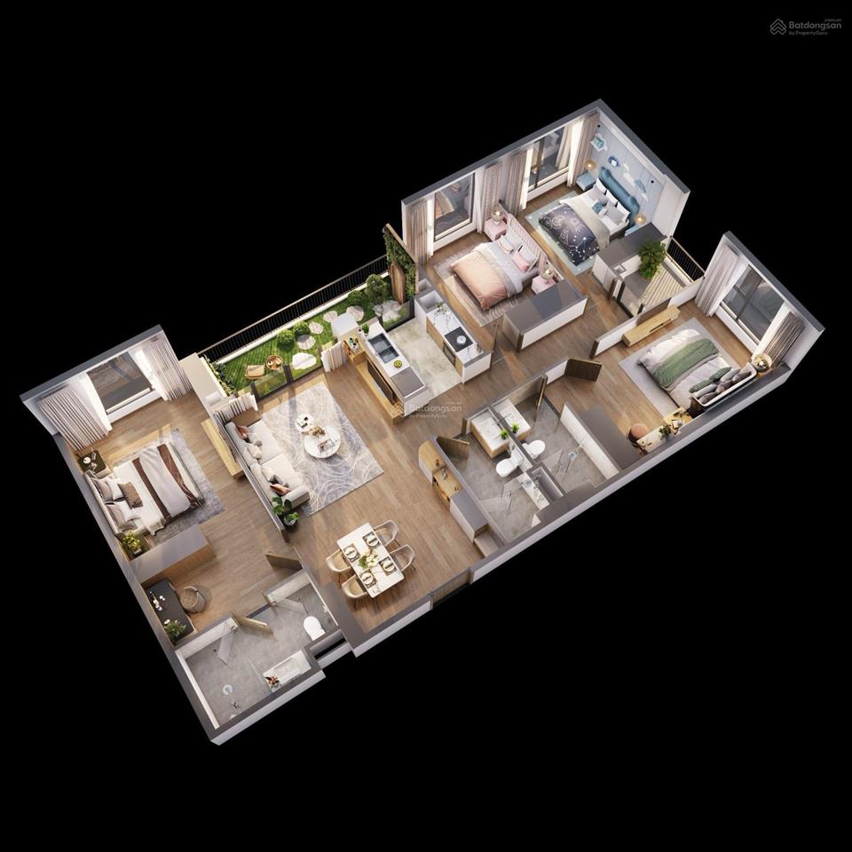 Do cần chuyển đổi công tác nên tôi cần bán căn góc 132m2 4 ngủ tại the wisteria giá 68 triệu/m2