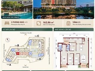 Căn c1 view trực diện hồ  công viên trung tâm hoa hậu của kdt park city, giá chỉ 108 triệu/m2