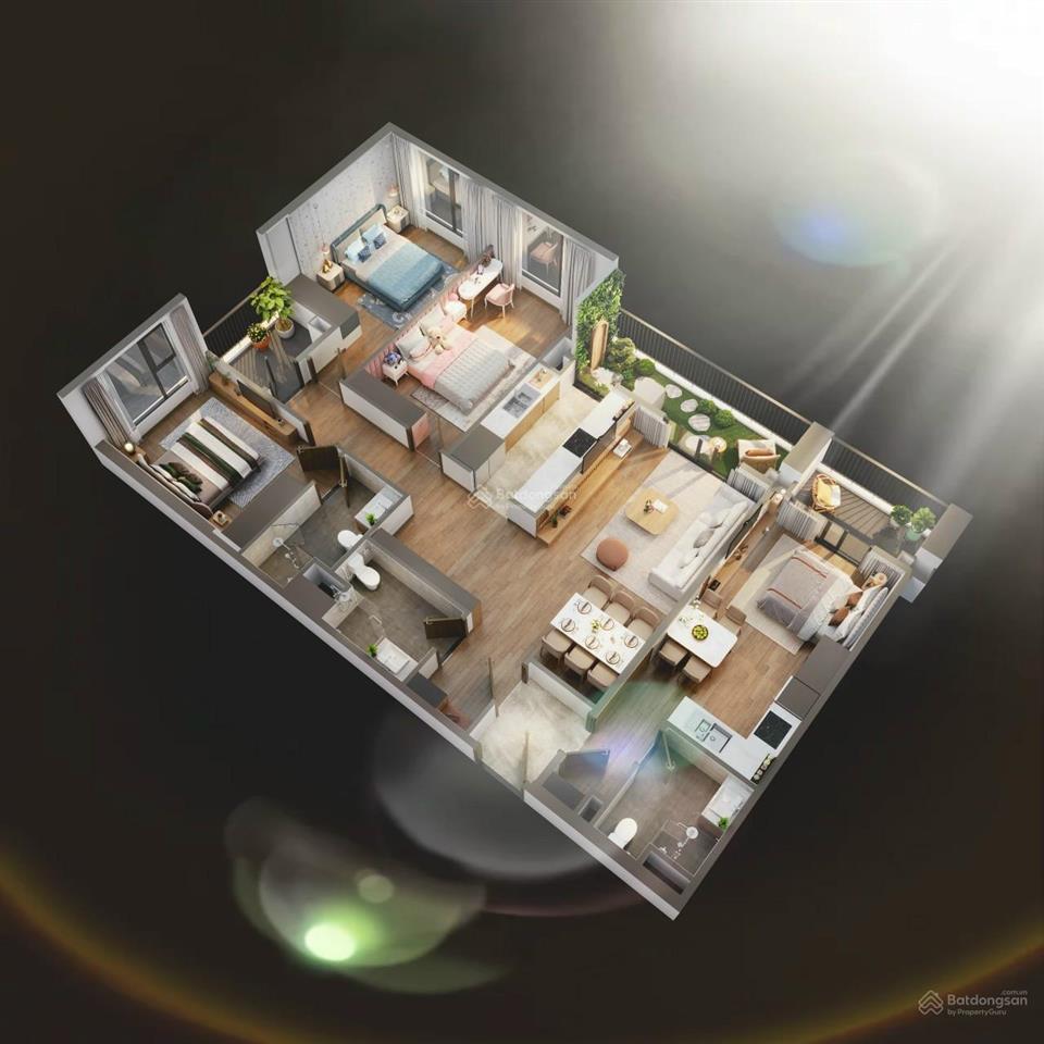 57 triệu/m² sở hữu căn 142m² 4 ngủ, tầng đẹp, đông nam, vừa ở vừa có dòng tiền của the wisteria