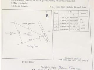 Bán 1000m2 đất biển quy hoạch đất ở, sổ hiển thị đường  giá 6 tỷ. có thể tách 500m2 bán riêng.