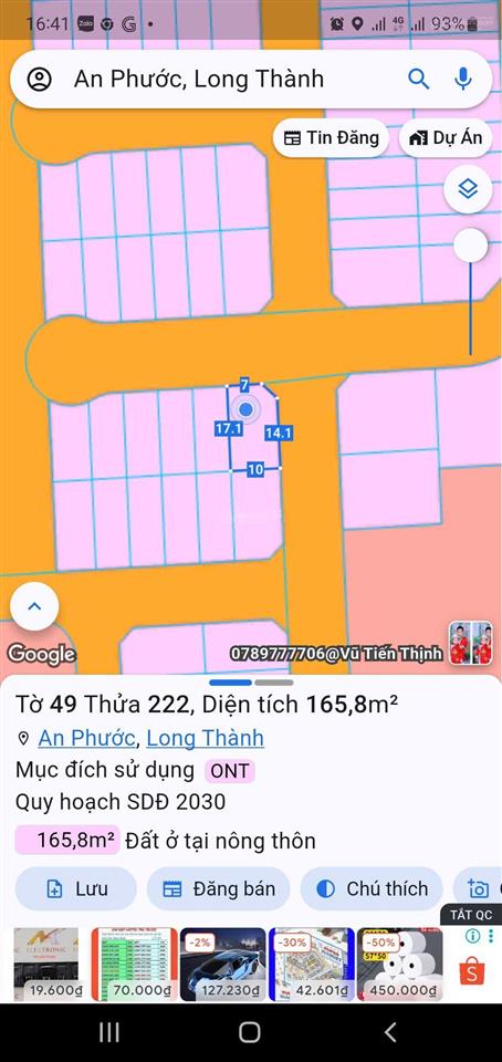 Lô góc 2 mặt tiền tại khu đô thị thung lũng xanh, xã an phước, long thành, đồng nai.
