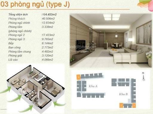 Cho thuê căn góc 3pn 106m2  chỉ 9.5tr/tháng  chung cư the eastern  299 liên phường, q9 cũ