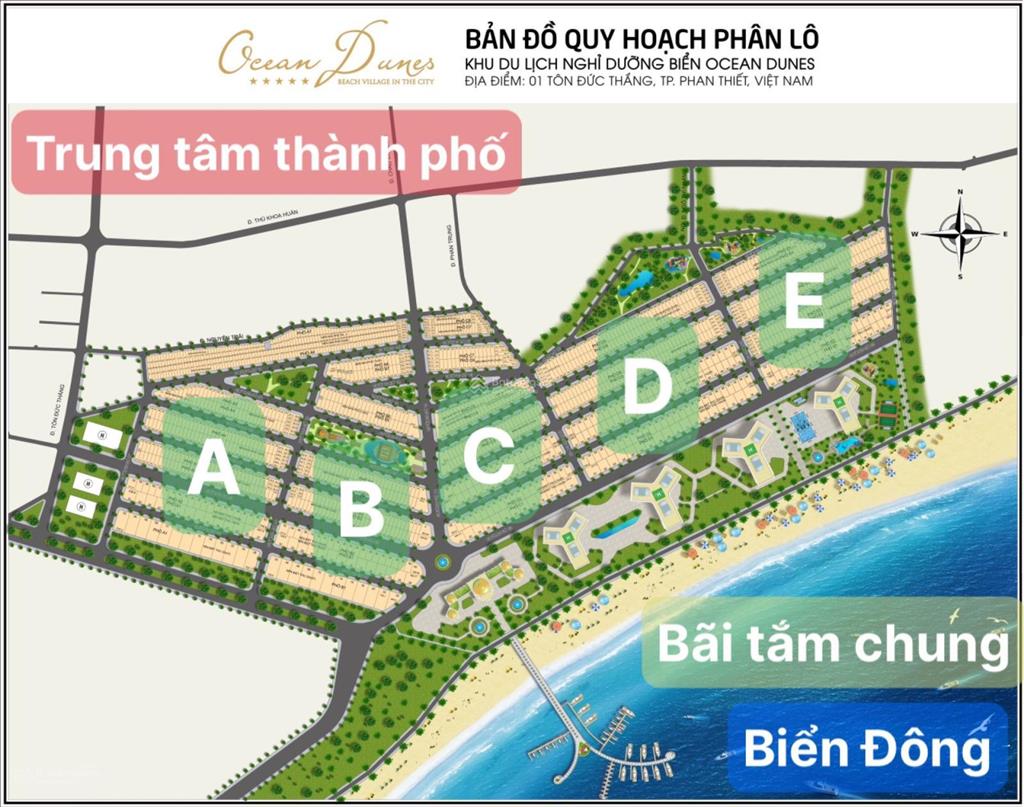 Bán nhanh lô d4 hướng phố  ocean dunes diện tích 140m2 giá 7.2 tỷ bao sổ