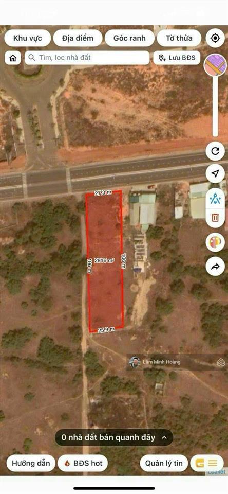 Cần bán lô gốc 2 mặt tiền đường nguyễn thông 2800m2 phú hài tp phan thiết bình thuận