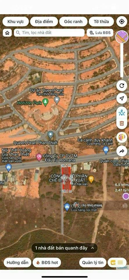 Cần bán lô gốc 2 mặt tiền đường nguyễn thông 2800m2 phú hài tp phan thiết bình thuận