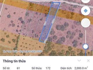 Bán lô đất thiện nghiệp 2000m2 giá siêu đầu tư chỉ 2.2 tỷ hết sổ