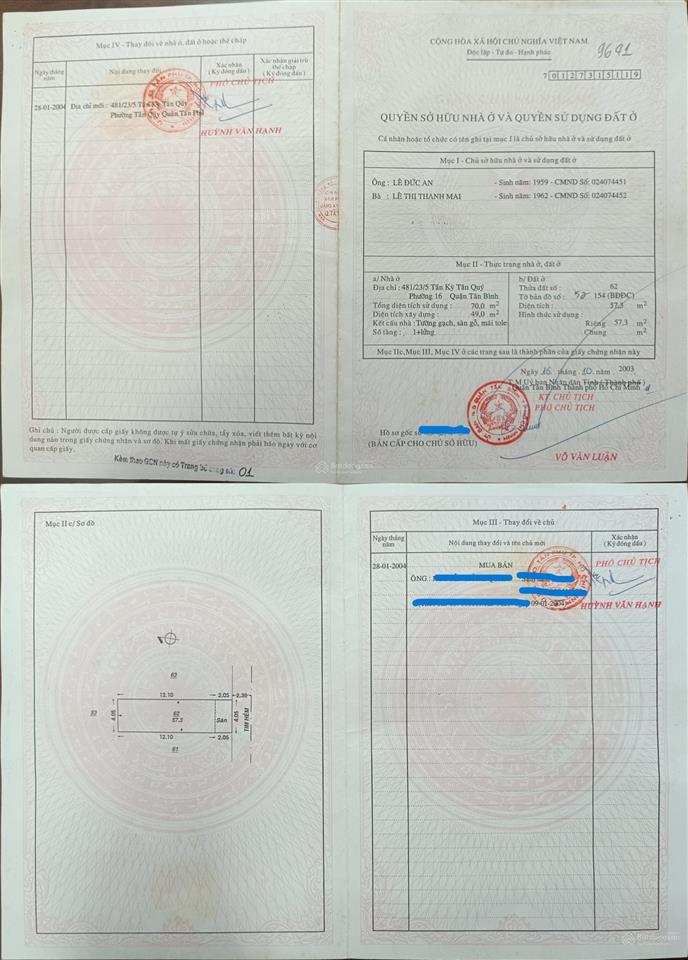Bán nhà chính chủ, hẻm xe tải, đang sẵn cho thuê,(4.05 x 14.15)~57,3 m2. gần aeon tân phú, 5.9 tỷ