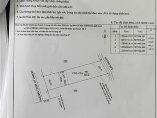 414,2m² đất thổ cư đối diện kcn rạch bắp mở rộng