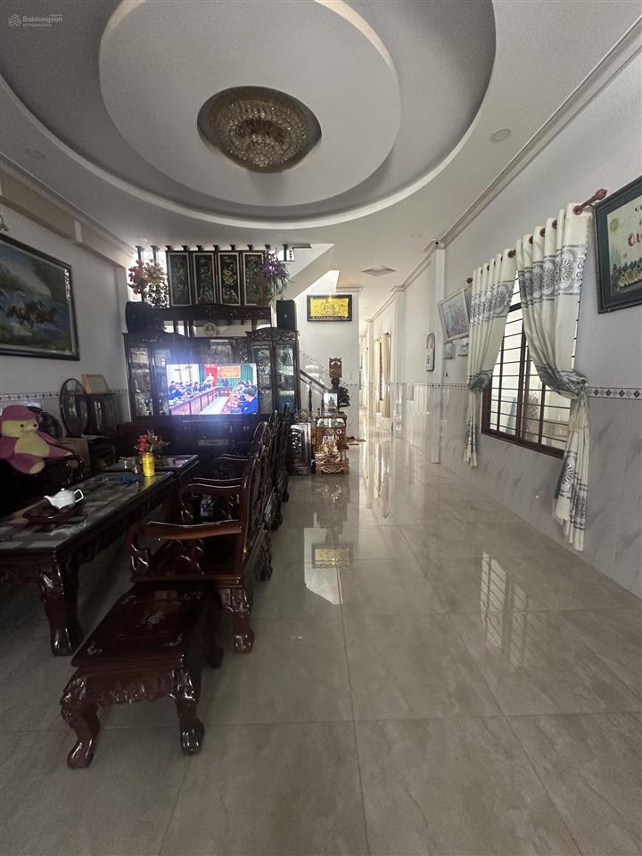 Mtkd lê đình thu, tx ninh hoà 279m2(6.6x42m) 2 tầng đúc btct 4 pn nt đầy đủ gần bv ninh hoà