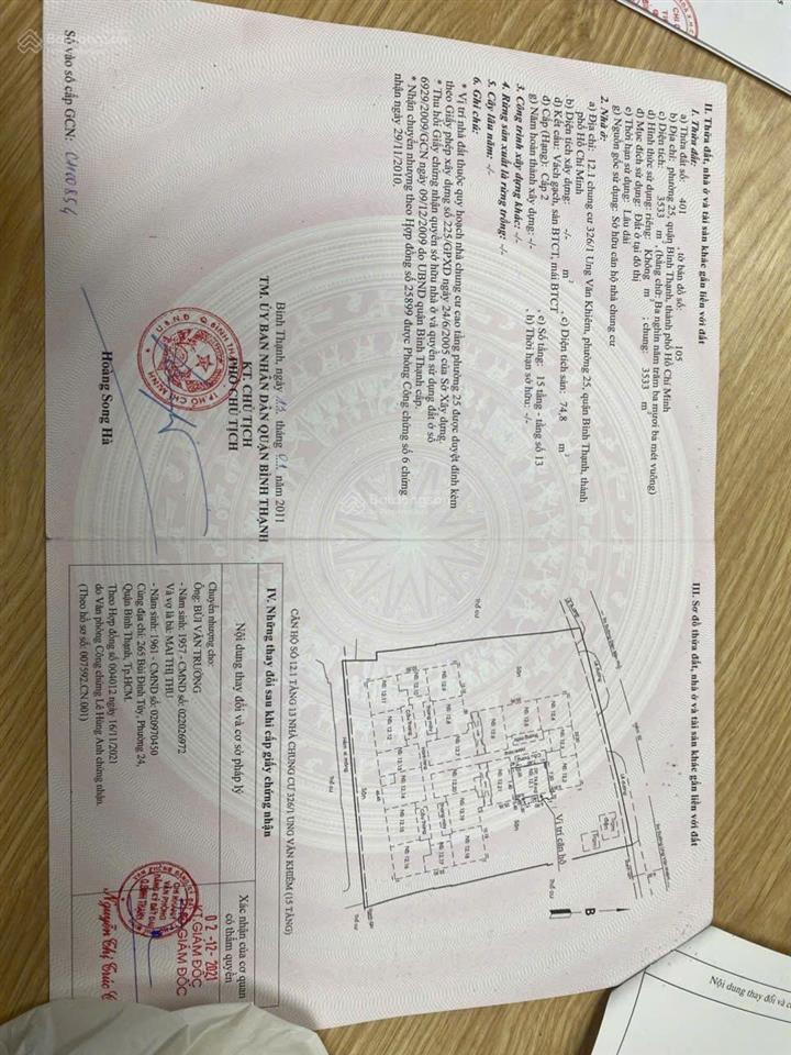 Chính chủ cần bán gấp căn chung cư thế kỷ 21 số 86 tân cảng bình thạnh 2pn view trực diện sông