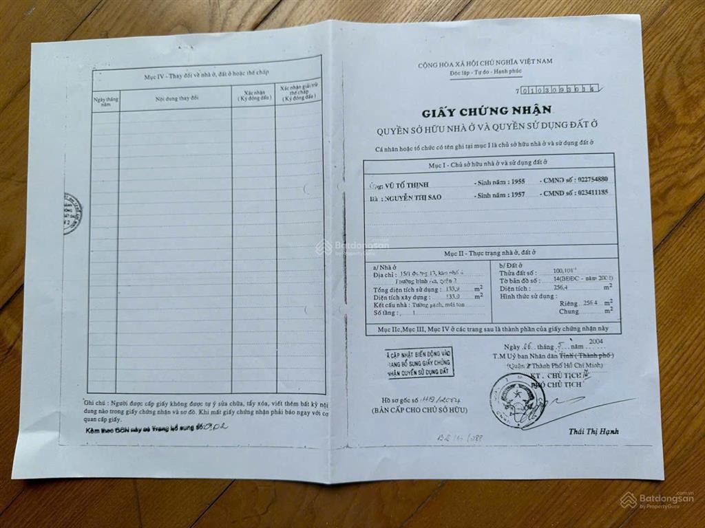 Chính chủ cần bán nhà có dãy nhà trọ đang cho thuê diện tích 256m² phường an khánh (mới), quận 2 cũ