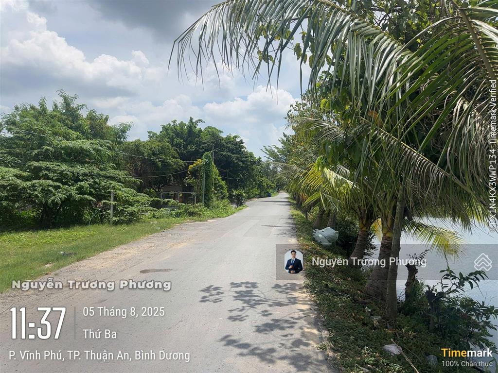1531m2 có thổ cư đường bờ kênh sông đoạn khu biệt thự vĩnh phú  bệnh viện hạnh phúc  quốc lộ 13