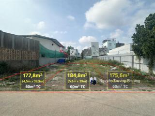 184,8m² (5,1m x 39m) mặt tiền đường cách ql13 100m, thích hợp kinh doanh, làm kho bãi giá đầu tư f0