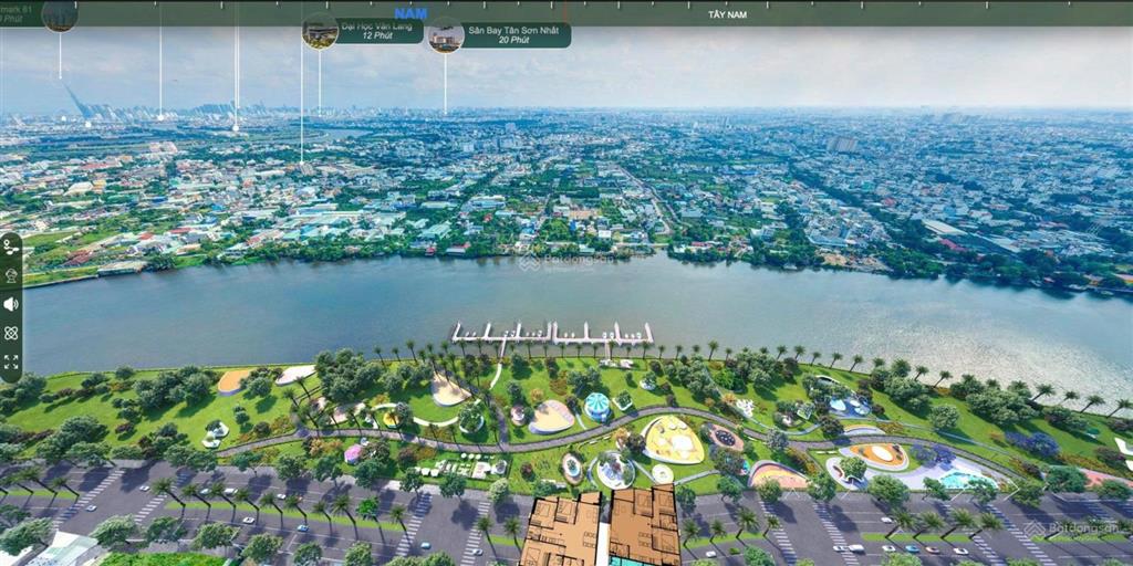 (5x20) 100m2 đất có 60m2 thổ cư, khu dân cư cách quốc lộ 13 500m, ngay sát bờ bao sông sài gòn