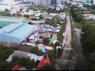 Độc quyền 200m2(10x20) lô đất mặt tiền view bờ sông sg  kdc bàn cờ, full thổ, kinh doanh buôn bán