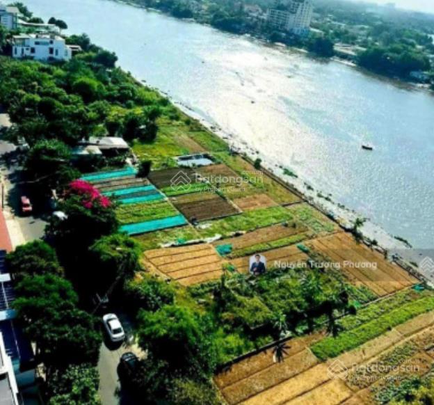 Chủ bán gấp (6,1x19,6m) 121,7m2 đường ô tô sát bờ sông sài gòn cách quốc lộ 13 500m  giáp tp. hcm