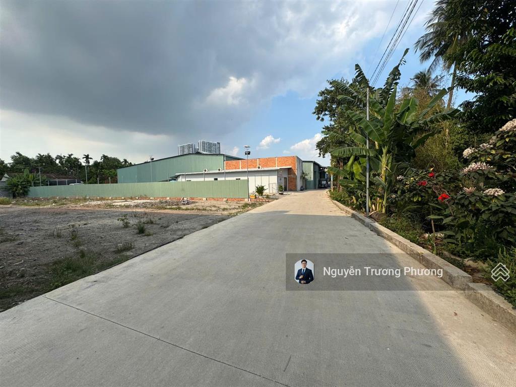 200m2 (10,28x19,3m) đất cách đê bao sông sg 50m  view kênh đường lớn 6m giá đầu tư  sổ hồng riêng