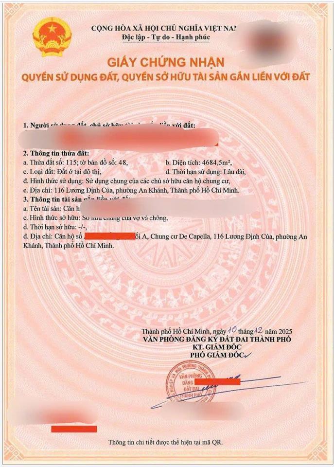 Chính chủ bán căn 3pn view bitexco, ngân hàng hỗ trợ lãi suất 70% căn hộ de capella q.2 thủ thiêm