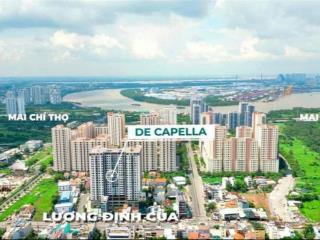 Chính chủ bán căn 3pn view bitexco, ngân hàng hỗ trợ lãi suất 70% căn hộ de capella q.2 thủ thiêm