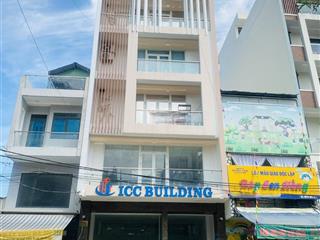 Tòa nhà cho thuê đường lam sơn, phường 2. dt 7,2x20m. hầm  6 tầng. pccc, sàn trống suốt.