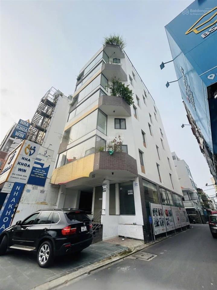 Building cho thuê 2 mt cộng hòa, p. tân bình. dt 8x25m. hầm  7 tầng. sàn suốt. pccc chuẩn