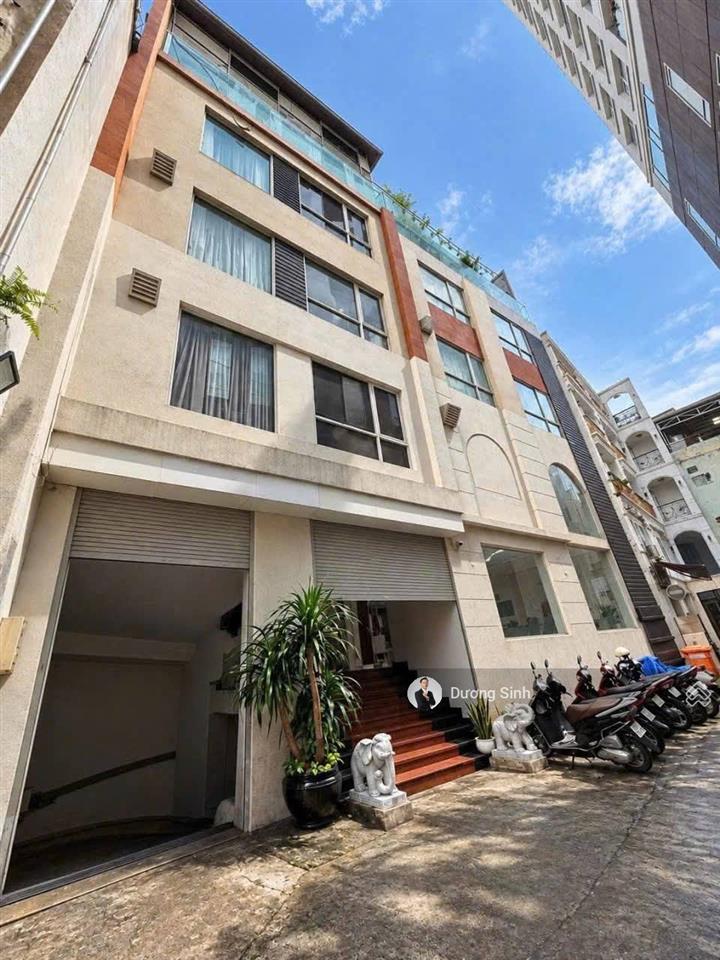 Tòa nhà cho thuê đường phan đăng lưu, phú nhuận. dt 10x20m. 1 hầm  6 tầng suốt. thang máy