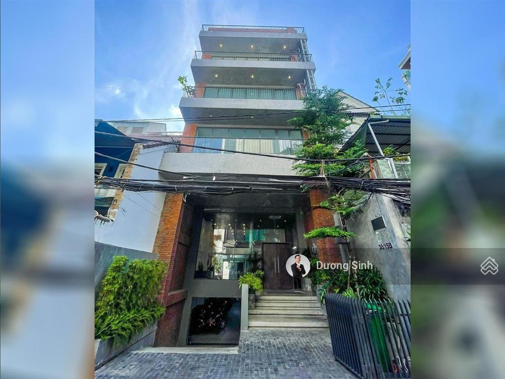Cho thuê tòa nhà văn phòng đường nguyễn văn trỗi. dt 8,5x26m. 1 hầm  6 tầng. pccc nghiệm thu.