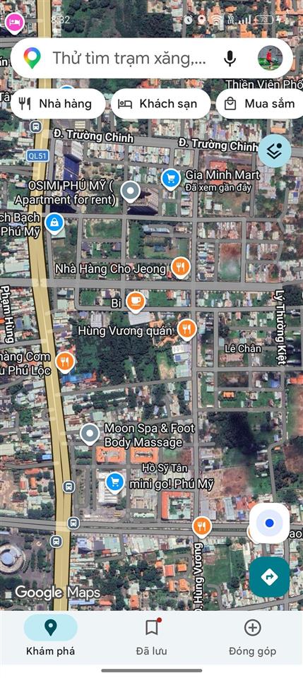 Bán đất đẹp tại đường 51, phú mỹ, bà rịa vũng tàu, 100 tỷ, 5200 m2, nhiều tiện ích