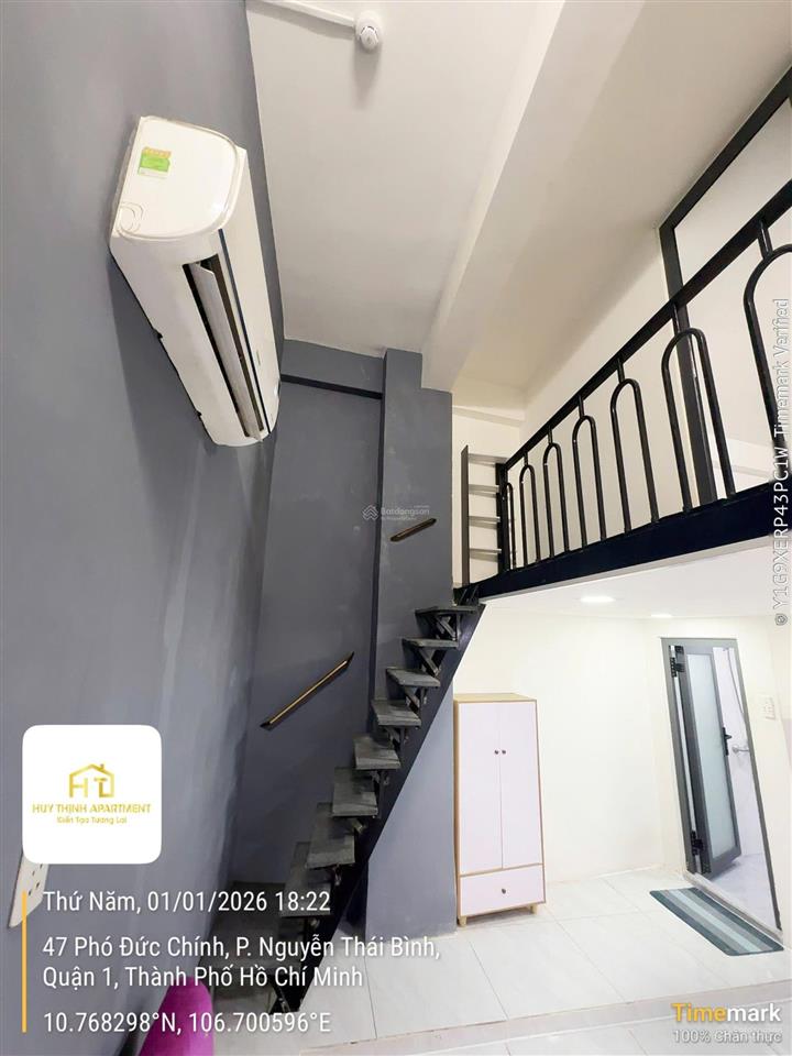 Cho thuê chung cư mini 1pn, 1wc, 55m2, giá siêu hời tại phó đức chính, quận 1, tp. hồ chí minh