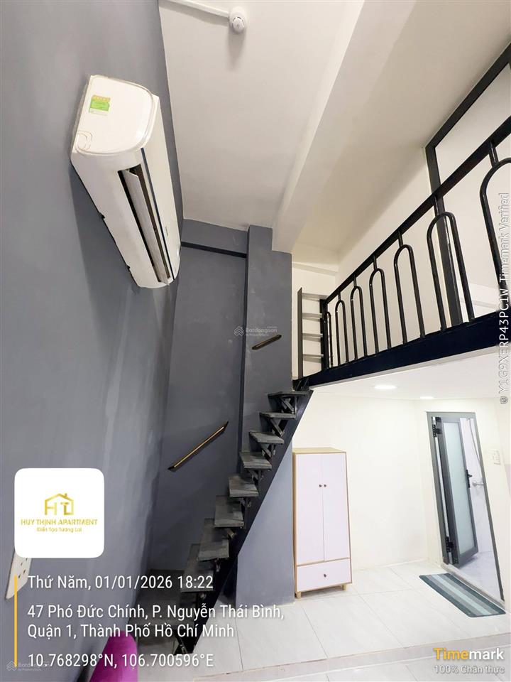 Ch cao cấp duplex 2 pn riêng  full nội thất  mặt tiền 47 phó đức chính  trung tâm quận 1