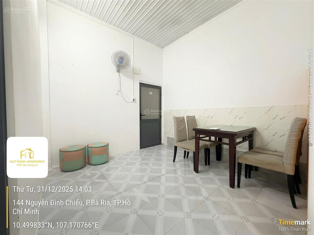 Chính chủ cho thuê phòng trọ 2 phòng ngủ riêng  2 wc  full nội thất  trung tâm tp bà rịa