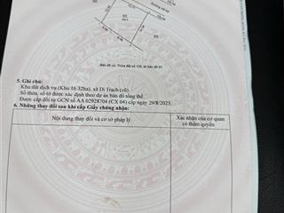 Bán đất dịch vụ 3.5ha di trạch, sơn đồng, đầu tư, tòa vp, chia sổ, xây ở, 183m, mt13m, giá 150tr/m