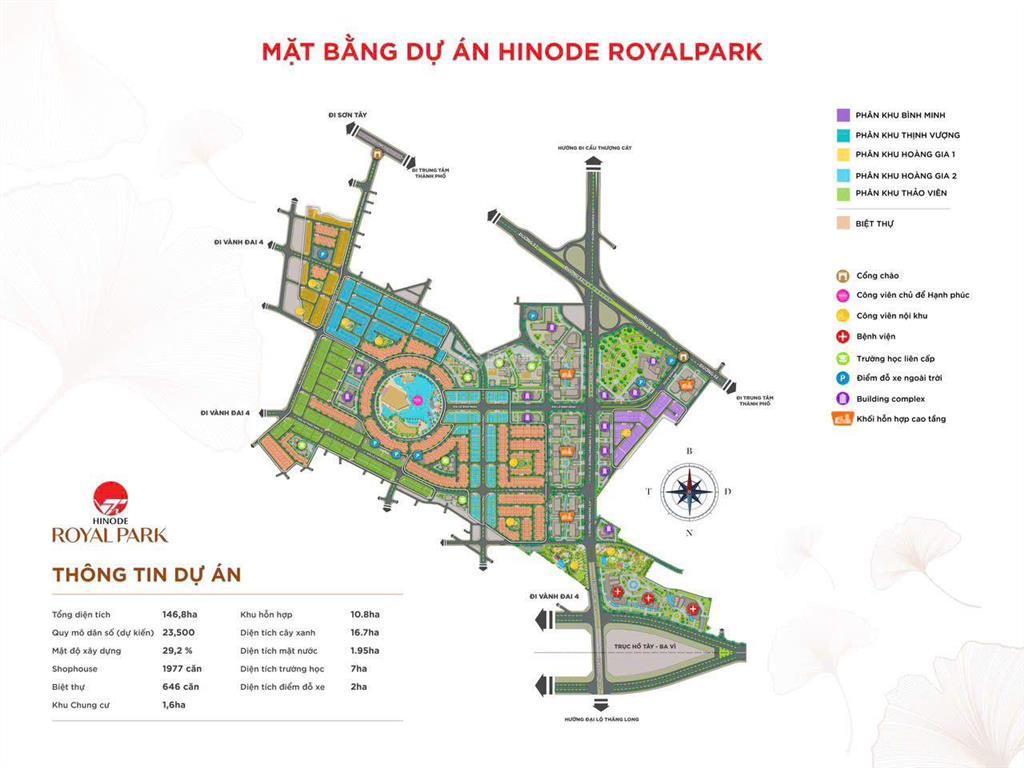 Bán gấp bt đô thị hinode royal park hoài đức, kinh doanh, đầu tư, ở sướng, 200m2, 4t, giá 25 tỷ