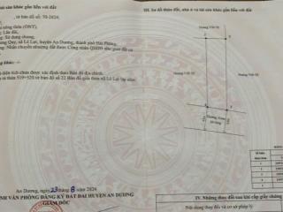 1.38 tỷ 60m2 đường 5m tại lương quy, an dương