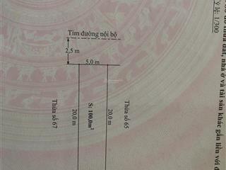 Bán lô đất 100m2 vĩnh khê, an đồng, an dương đường 5m giá 2.85 tỷ.