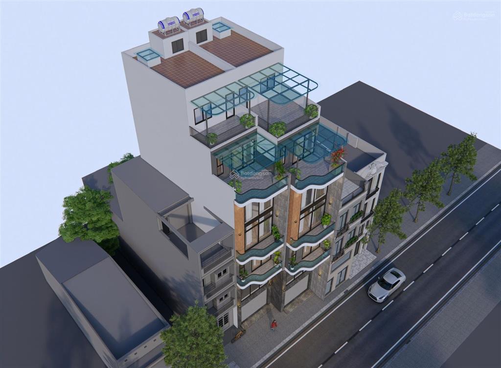 Nhà 66m xây 7 tầng, full nội thất, thang máy, gara ô tô ở ngọc lâm, long biên, hn 28.5 tỉ