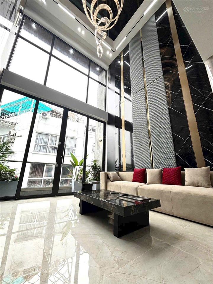 Nhà 55m2 xây 8 tầng, thang máy, full nội thất, gara ô tô, đường 12m ở lâm hạ, bồ đề, hn 31.9 tỉ