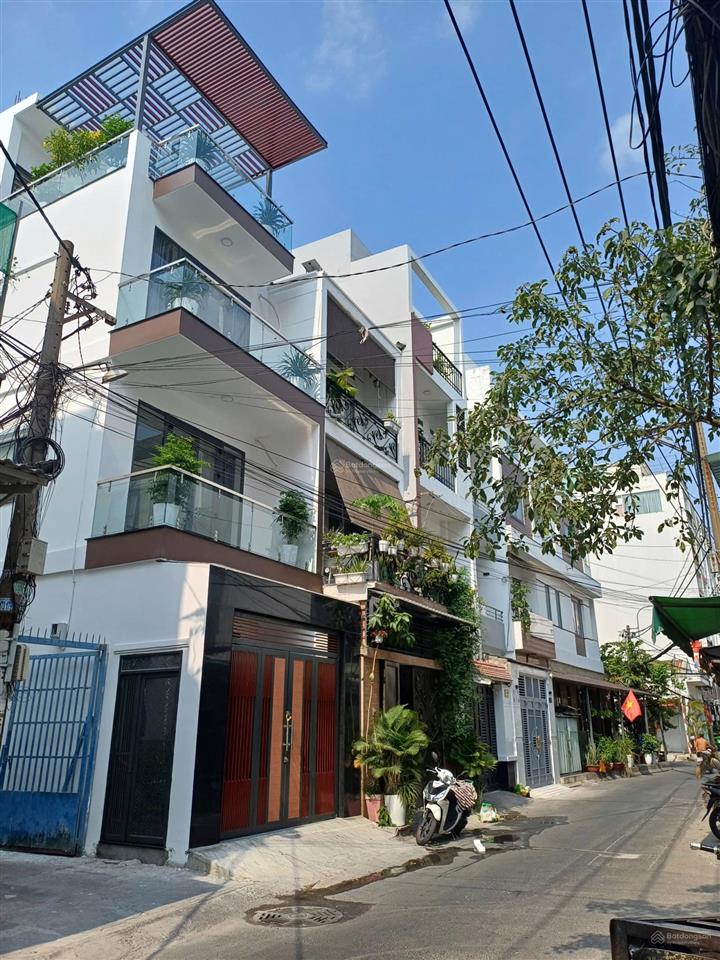 Bán nhà 4 tầng mới (4mx13.4m), góc 2mt đường tô hiệu, quận tân phú, gần cv đầm sen