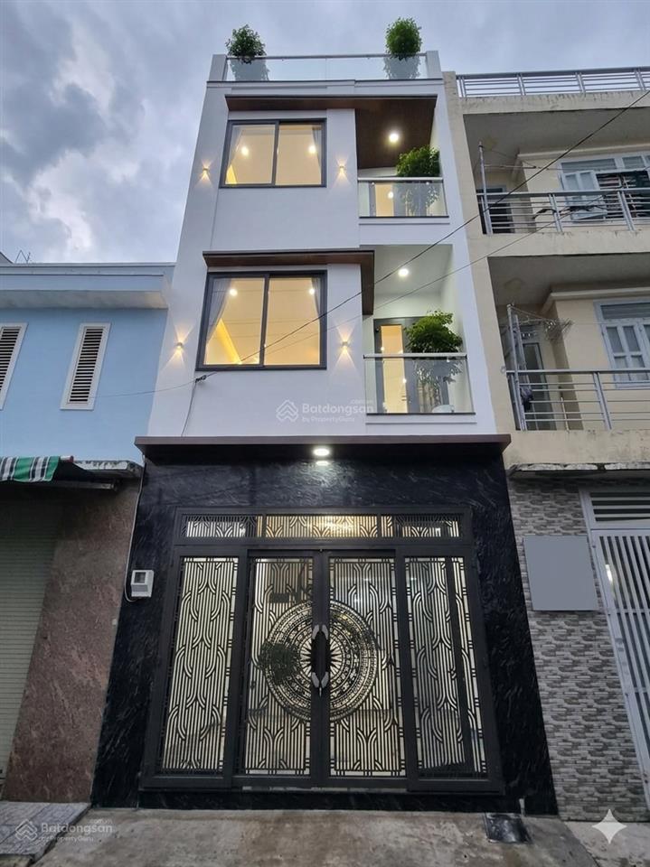 Bán nhà đường 8m lương thế vinh, p. phú thạnh, tphcm, 4.5mx11m, 4 tầng mới