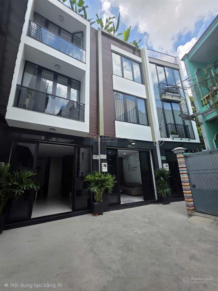Bán nhà 4 tầng mới, hẻm 5m âu cơ, p. 9, tân bình, đầy đủ nội thất, có thang máy!