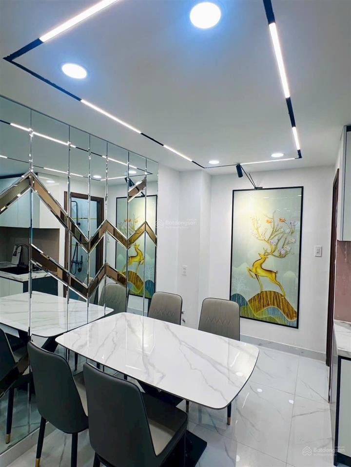 Bán nhà 4 tầng mới mặt tiền hồng lạc, p.10, tân bình, 3.8x11m, nhà mới full nội thất