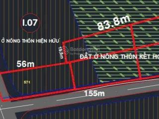 Bán đất góc 2 mặt tiền nguyễn thị rành dt5.000m2 có 1422m2 thổ
