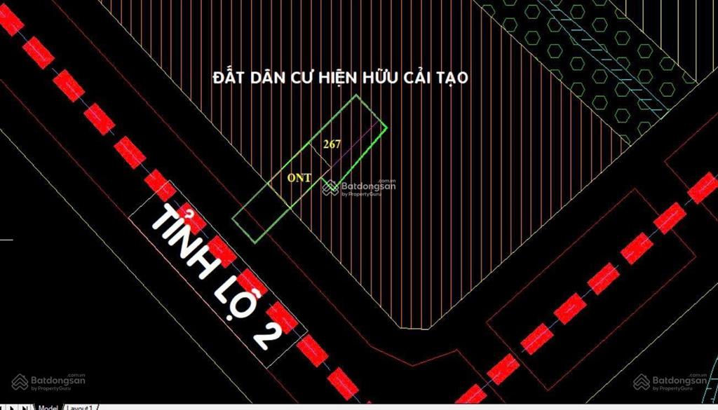 Bán nhà mặt tiền tỉnh lộ 2, ngang 8,4m, vị trí đắc địa