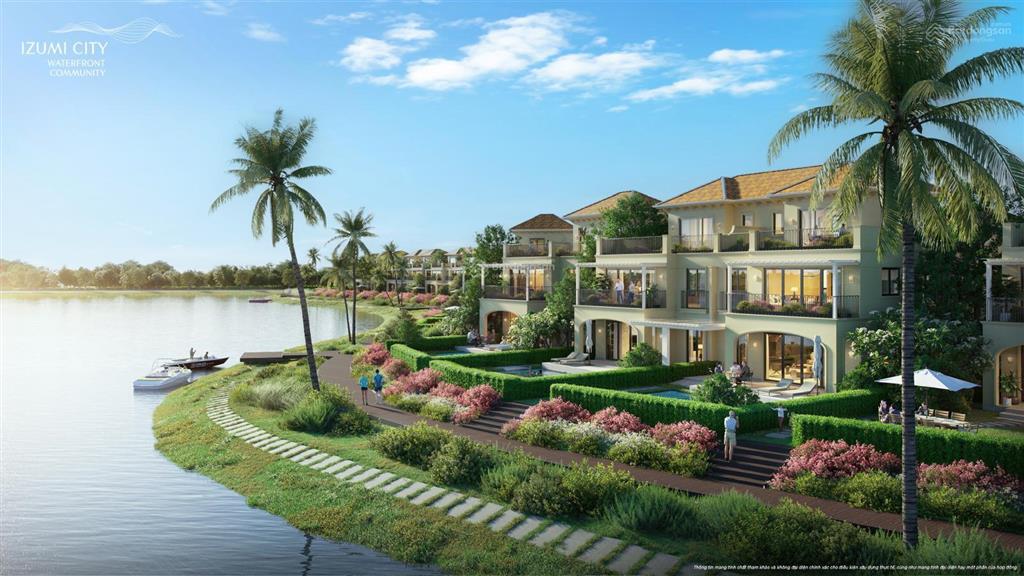 Thanh toán trước 4,68 tỷ sở hữu biệt thự ven sông izumi city, compound khép kín.  0978 469 ***