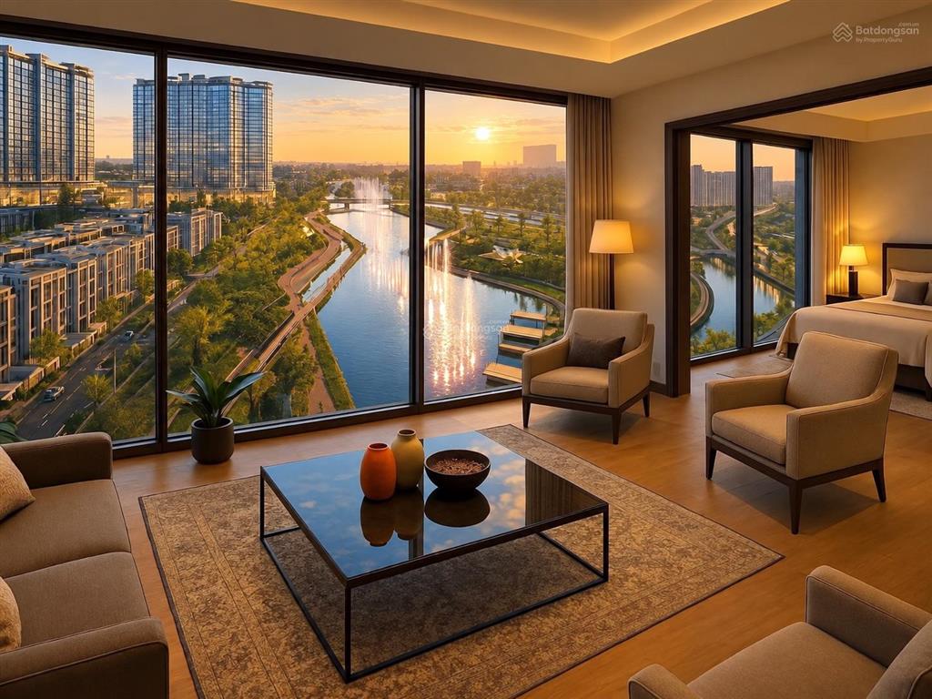 Cắt 800 triệu, masteri park place 4pn tầng 16, 128,5m2 view nhạc nước.