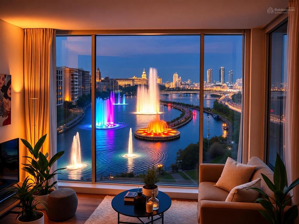 Cắt 800 triệu, masteri park place 4pn tầng 16, 128,5m2 view nhạc nước.
